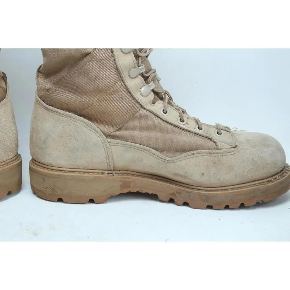 Vintage Corcoran Coyote Suede Marauder Military Jump Boots Y2K usa 4380 9.5 M
